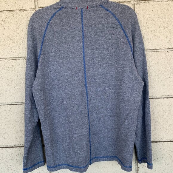 Authentic AGAVE Chilliwack 1/4 Zip Sweater Sweatshirt Gray Men's Medium - Picture 2 of 4